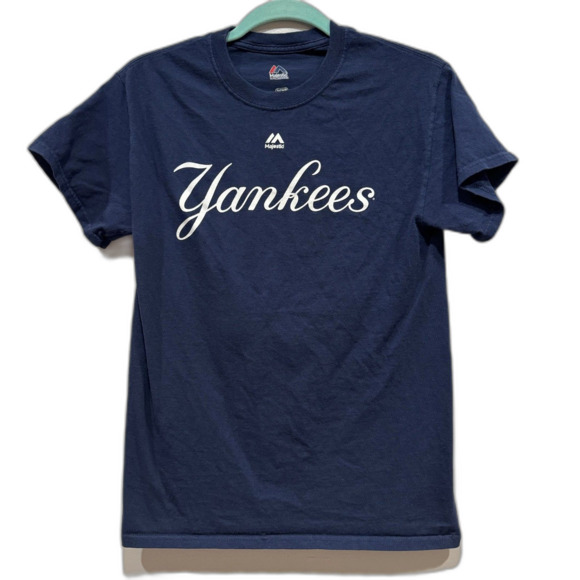 Yankees Sir Didi Tee Shirt Navy New York Didi Gregorius 18 Baseball sz Small - Picture 1 of 6